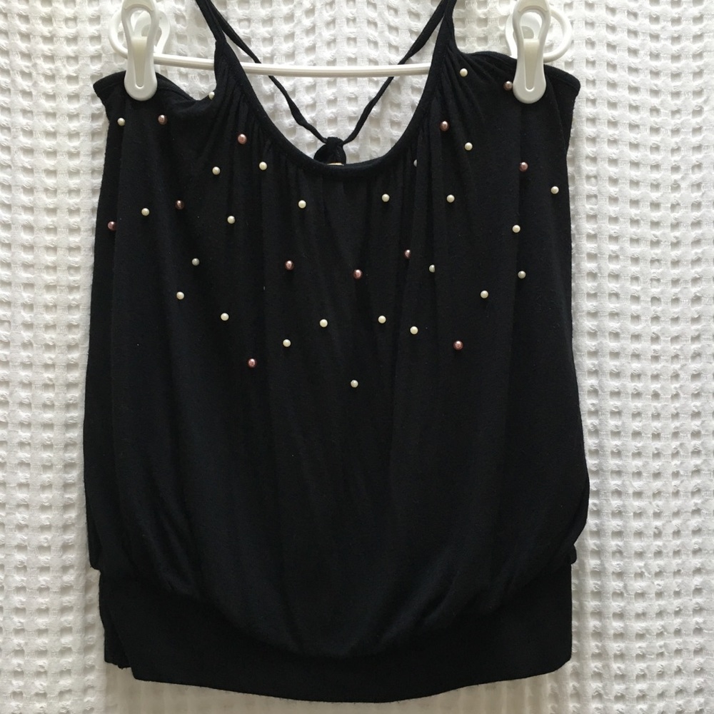 Ella Moss beaded halter top